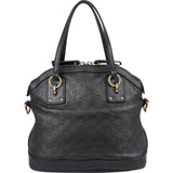 Gucci Black Guccissima Leather Handbag