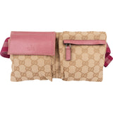 Gucci Monogram GG Pink Belt Crossbody Bag