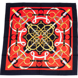 Hermès Eperon d'Or Silk 90 Scarf Tuch