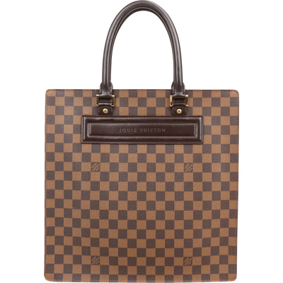 Louis Vuitton Monogram Damier Ebene Sac Plat Venice Handbag