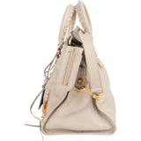 Balenciaga Beige Leather Giant City Handbag