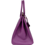 Hermès Violet Epsom Leather Birkin 35 Handbag - vintageandkickz
