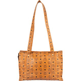 MCM Monogram Visetos Tote Shoulder Bag