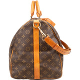 Louis Vuitton Monogram Canvas Keepall 55 Bandoulière Travel Bag