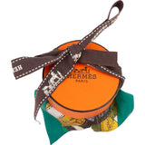 Hermès Timbres Mosaic Silk Twilly Tuch Scarf