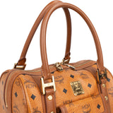 MCM Monogram Visetos Boston Handbag