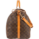 Louis Vuitton Monogram Canvas Keepall 60 Bandoulière Travel Bag