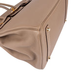 Hermès Taupe Togo Leather Birkin 35 Handbag (2023)