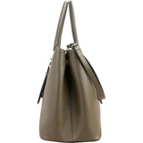 Prada Green Saffiano Leather Double Handbag