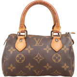 Louis Vuitton Monogram Canvas Mini Speedy Handbag