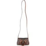 Louis Vuitton Monogram Canvas Noir Leather Nano Pallas Crossbody Handbag