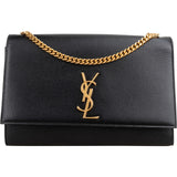 Saint Laurent Grain De Poudre Leather Kate Crossbody Bag