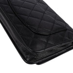 Chanel Quilted Caviar Leather Wallet On Chain Crossbody Bag - vintageandkickz