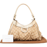 Gucci Monogram GG Abbey D-Ring Shoulder Bag