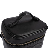 Chanel Caviar Leather CC Vanity Case Handbag