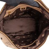 MCM Monogram Visetos Hobo Shoulder Bag