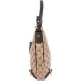 Gucci Monogram Crystal GG Abbey D-Ring Shoulder Bag