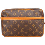 Louis Vuitton Monogram Canvas Compiegne 23 Clutch - vintageandkickz