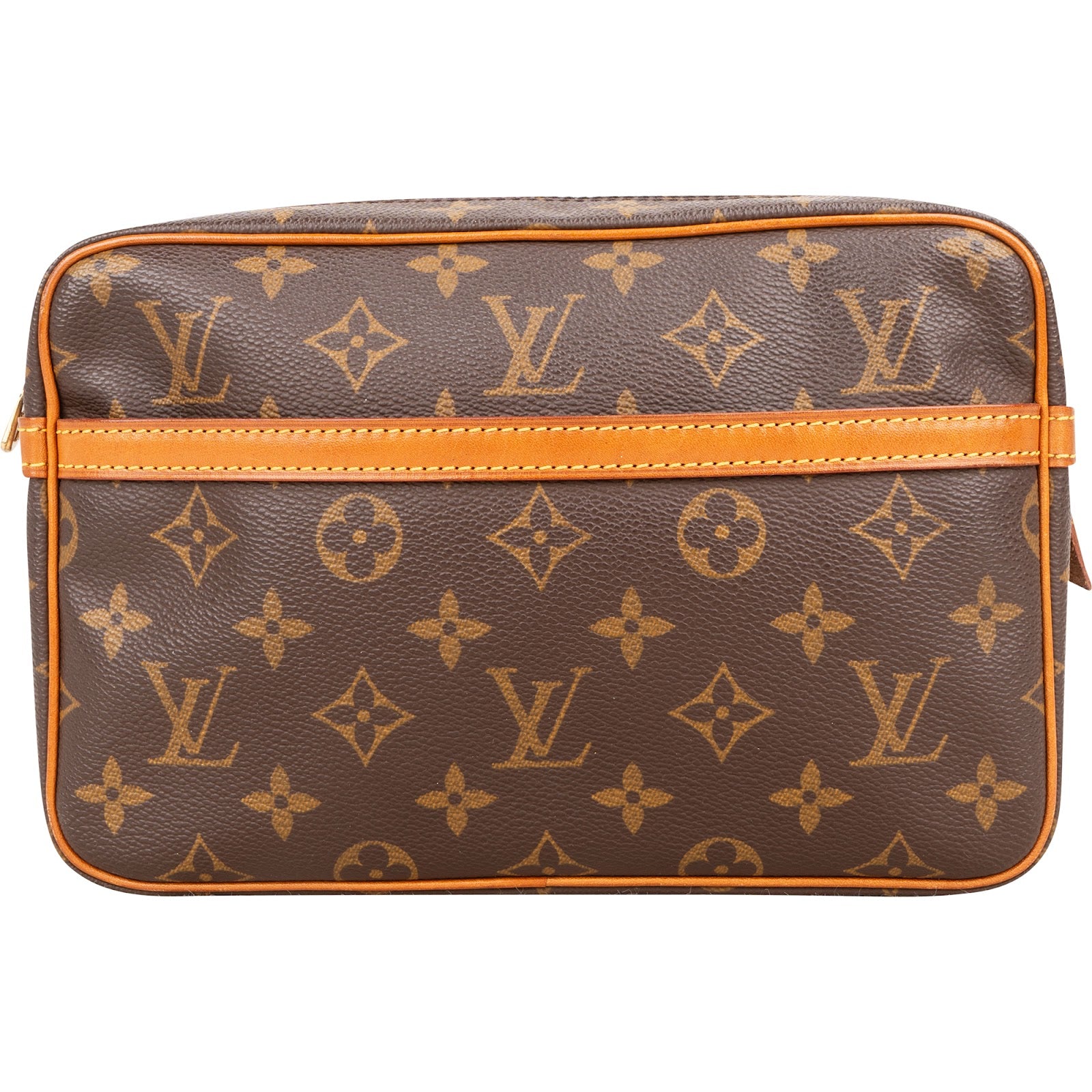 Louis Vuitton Monogram Canvas Compiegne 23 Clutch - vintageandkickz