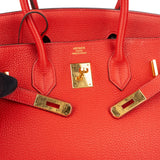 [🔄️B12 / F03] Hermès Grained Leather Birkin 30 Handbag - vintageandkickz