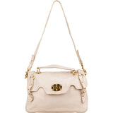 Miu Miu Smooth Leather Turnlock Satchel Handbag