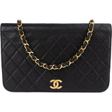 [🔄️B21 / F05] Chanel Quilted Lambskin Medium Single Flap Crossbody Bag - vintageandkickz