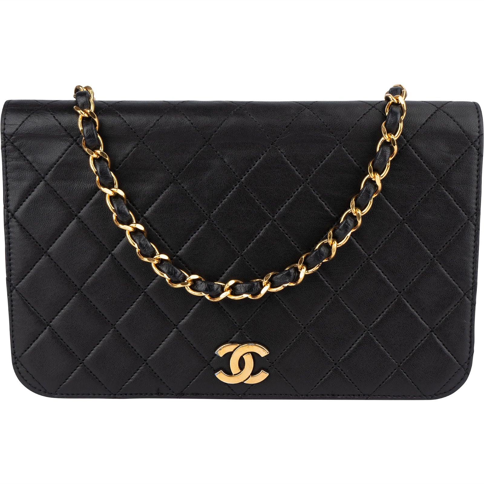 [🔄️B21 / F05] Chanel Quilted Lambskin Medium Single Flap Crossbody Bag - vintageandkickz