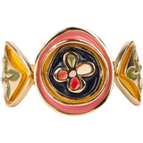 Louis Vuitton Goden Enamel Candy Cuff Bracelet