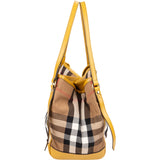 Burberry Nova-Check Monogram Haymarket Hobo Shoulder Bag