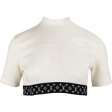 Louis Vuitton Blanco Monogram Band Sporty Crop Top (DE 40 / FR 42)