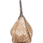 [🔄️B13 / F12] Gucci Monogram Crystal GG Canvas Abbey D-Ring Hobo Shoulder Bag - vintageandkickz