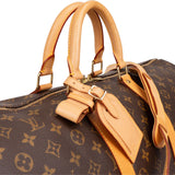 Louis Vuitton Monogram Canvas Keepall 55 Bandoulière Travel Bag