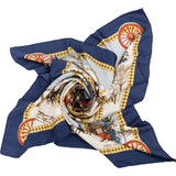 Hermès Hiver en Poste Silk Carre 90 Scarf Tuch