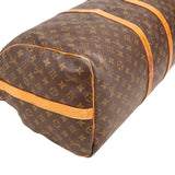 Louis Vuitton Monogram Canvas Keepall 55 Bandoulière Travel Bag