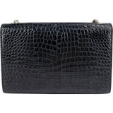 Yves Saint Laurent Croc-Embossed Leather Kate Tassel Crossbody Bag
