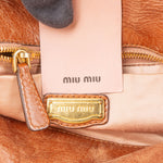 [🔄️B24 / F16] Miu Miu Vitello Lux Bow Bag Handbag - vintageandkickz
