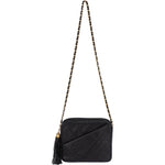 [🔄️B23 / F14] Chanel Quilted Lambskin Vintage Tassel Camera Crossbody Bag - vintageandkickz