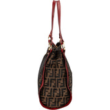 Fendi Monogram FF Zucca Tote Shoulder Bag