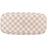 Louis Vuitton Monogram Damier Azur Canvas Neverfull PM Shoulder Bag