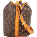 Louis Vuitton Monogram Canvas Sac Noé Petit Shoulder Bag