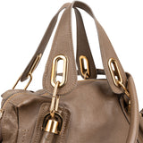 Chloé Grained Leather Paraty Shoulder Handbag
