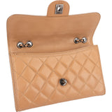 Chanel Quilted Lambskin Antique Hardware Single Flap Crossbody Bag