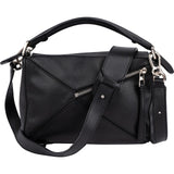 Loewe Black Leather Puzzle Small Handbag