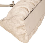 Gucci Leather Monogram Abbey Handbag - vintageandkickz