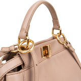Fendi Leather Peekaboo Mini Handbag