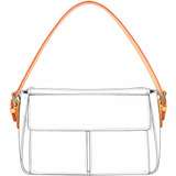 Vachetta Schulterriemen (Breit) - Viva Cité GM - vintageandkickz