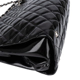 Chanel Quilted Patent Leather CC Shoulder Bag