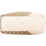 Gucci Monogram GG Canvas New Britt Tote Shoulder Bag