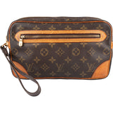 Louis Vuitton Canvas Monogram Marly Dragonne Clutch