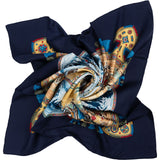 Hermès Les Cavaleries d'Or Silk Carre 90 Scarf Tuch